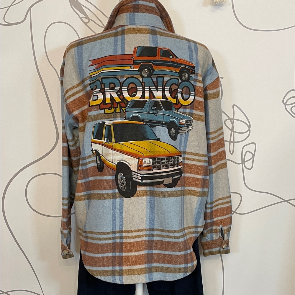 Ford Bronco-Official Ford Plaid Utility Jacket size S - Picture 3 of 8